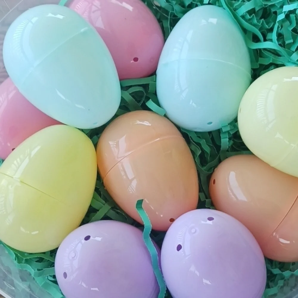 Easter egg clear basket kit  NWT